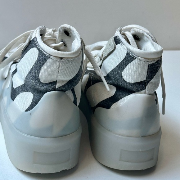 Adidas x Marimekko Essentials Znsored Hi Black and White Patterned Sneakers, 8 - Picture 12 of 16